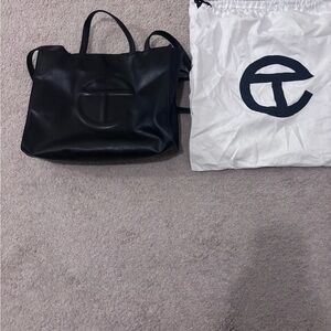 Telfar Black Shopping Bag
